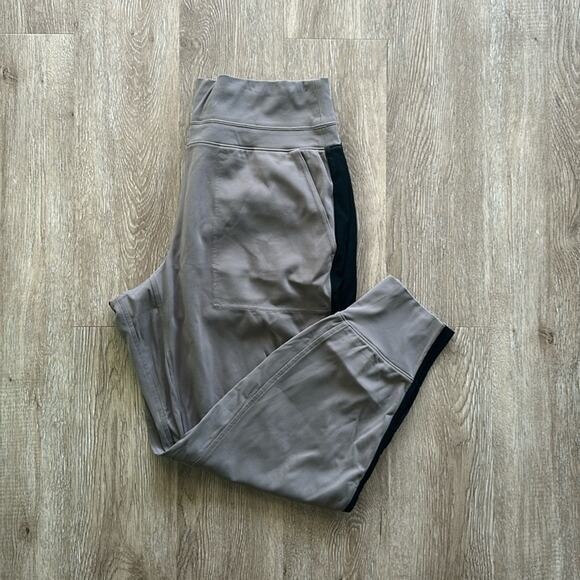 Athleta Venice Velvet Stripe Joggers - Picture 1 of 5